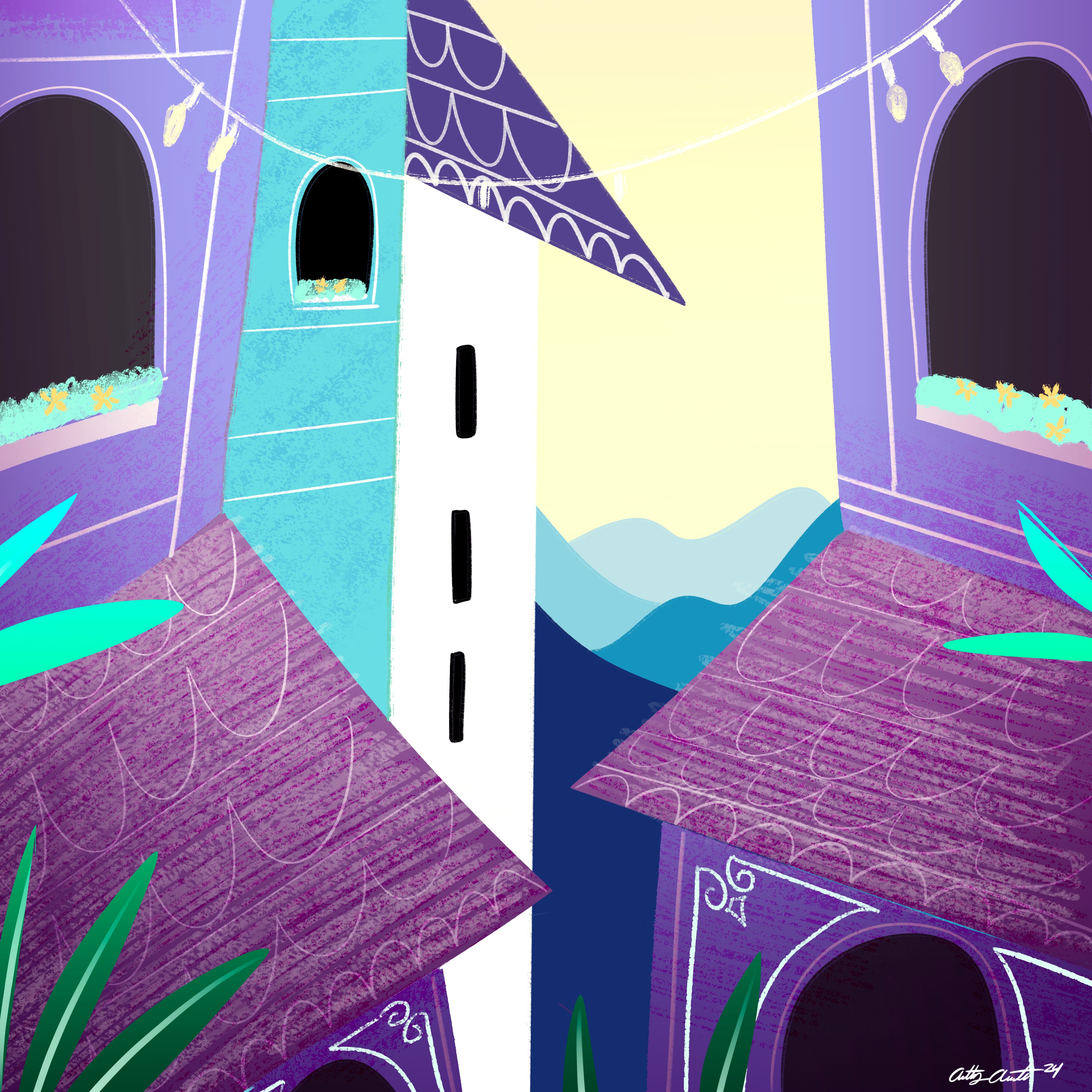 Colorful Fantasy Castle